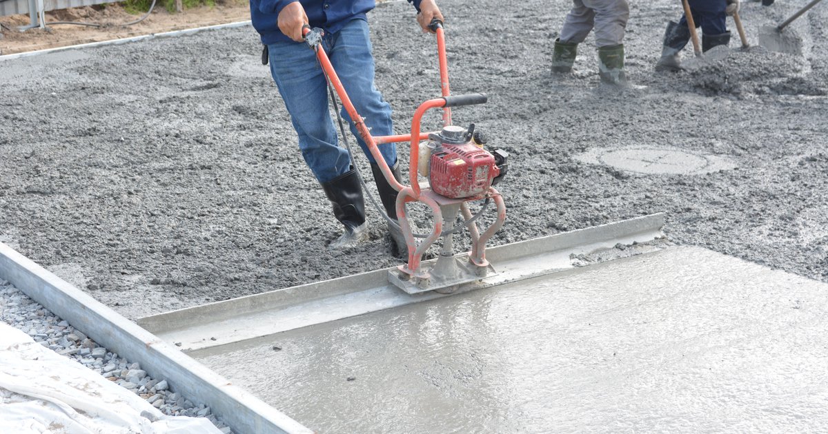 Gartenhaus auf Plattenfundament